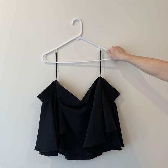 Milly - Off The Shoulder Rosa Top - Picture 3 of 5